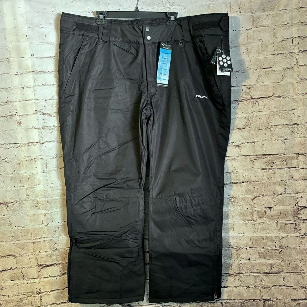 Arctix Womens Insulated Snow Pants Black Skiing Snowboard Powder Gaiter Size 3X - Picture 2 of 12